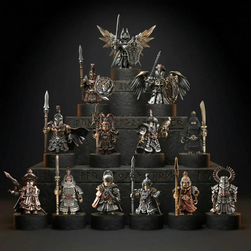 MASTER PACK-Metal Figurine Collection Set, Magnetic Detachable