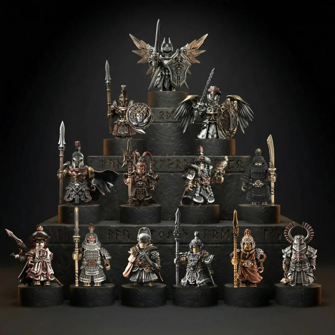 MASTER PACK-Metal Figurine Collection Set, Magnetic Detachable