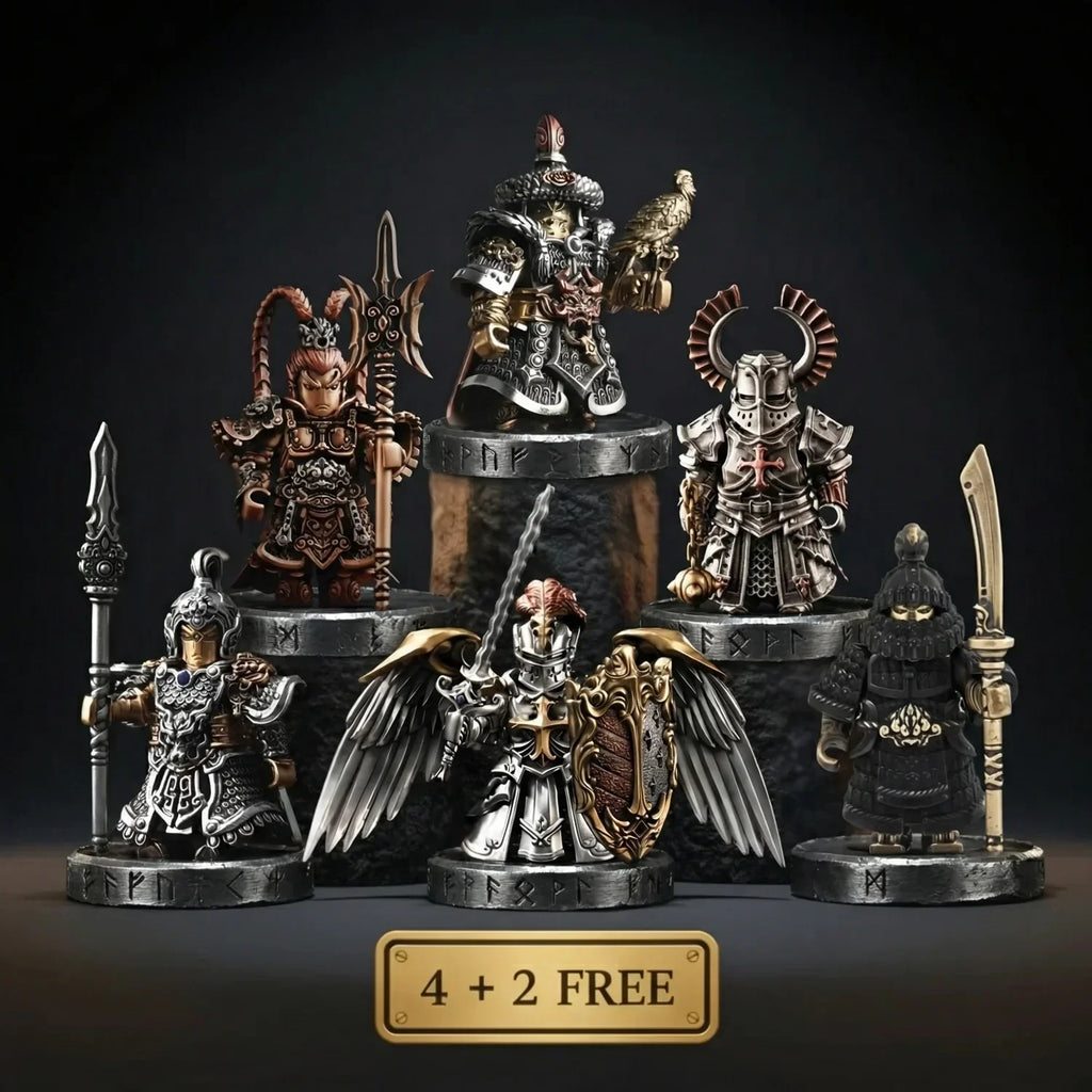 MASTER COLLECTION-Metal Figurine Collection Set, Magnetic Detachable