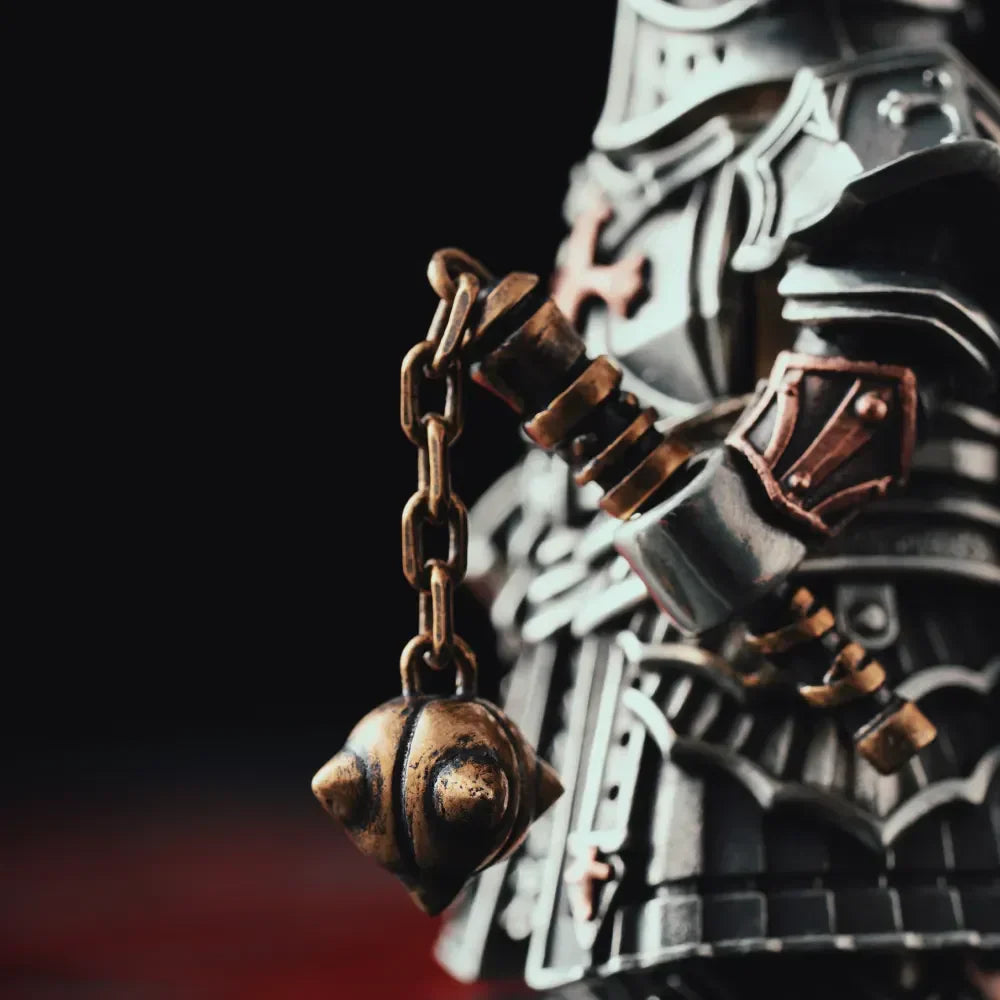 Crusader bronze Collectible Figurine – Magnetic Detachable Accessories Set
