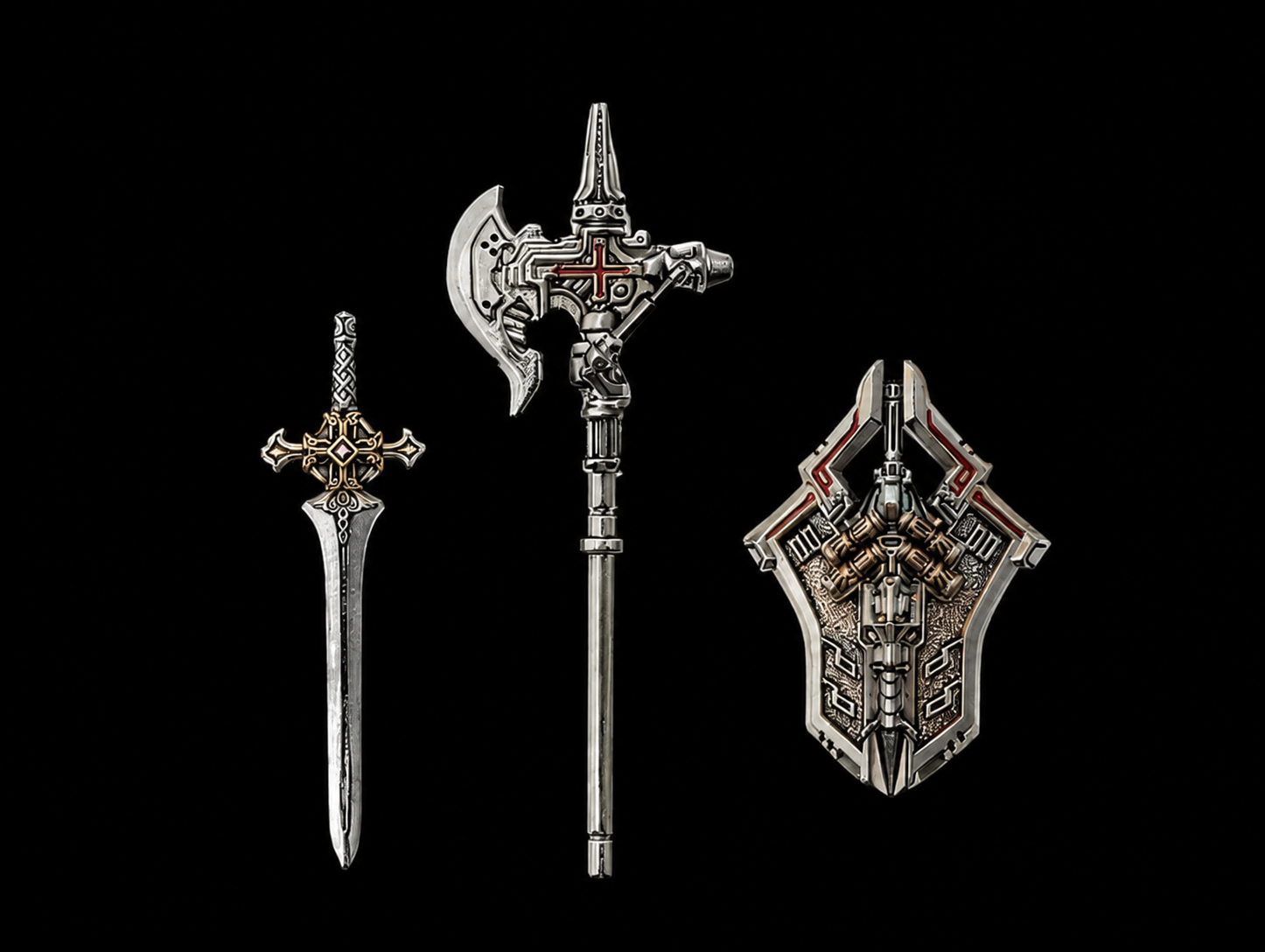 Premium Upgrade Accessories for Magnetic Metal Figures