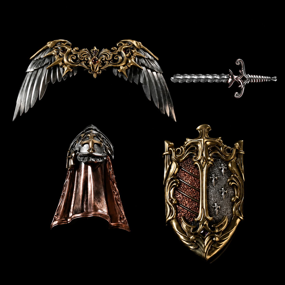 Premium Upgrade Accessories for Magnetic Metal Figures
