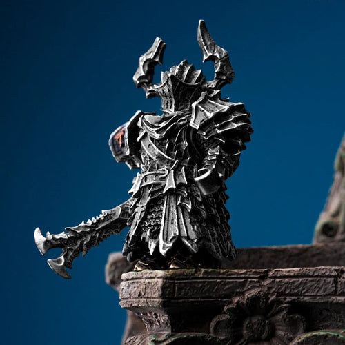 Black Knight Magnetic Metal Figure Detachable Bronze Copper Knight Statue Collectible
