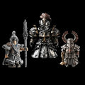 Medieval Fantasy Knight Figurine Collection Set – 3-Piece Armored Miniature Display Statues